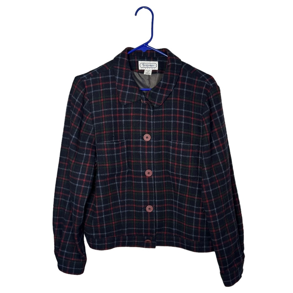Vintage Bridgewater Classics Plaid Blazer